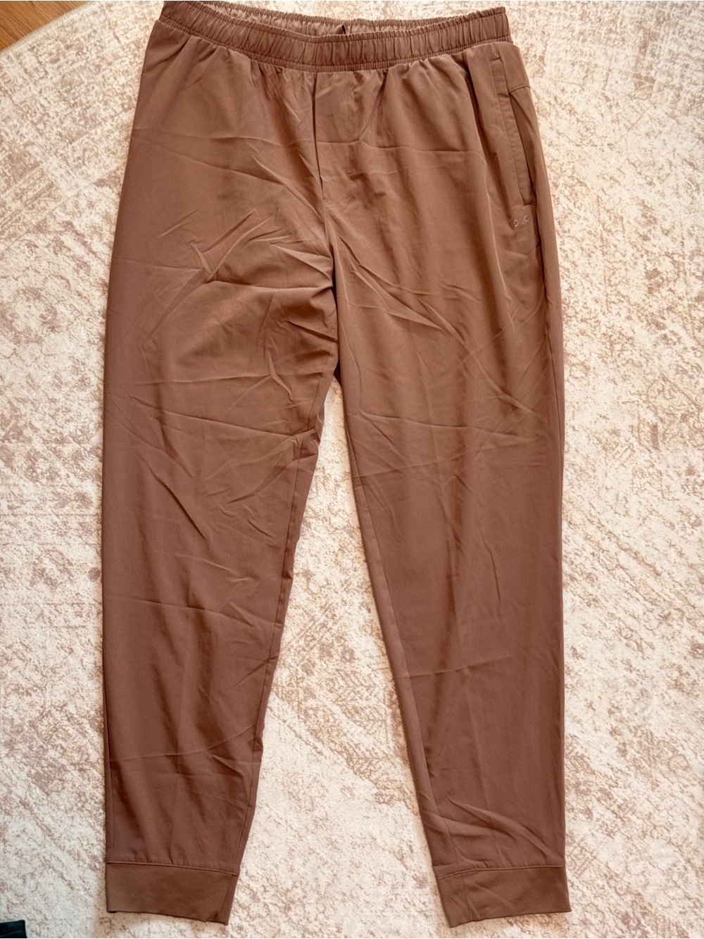 DSG Men's Brown Elastic Waist Joggers